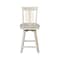 International Concepts San Remo Counter Height Stool, Swivel, 24" Seat Height, Unfinished S-102SW - alternate 2